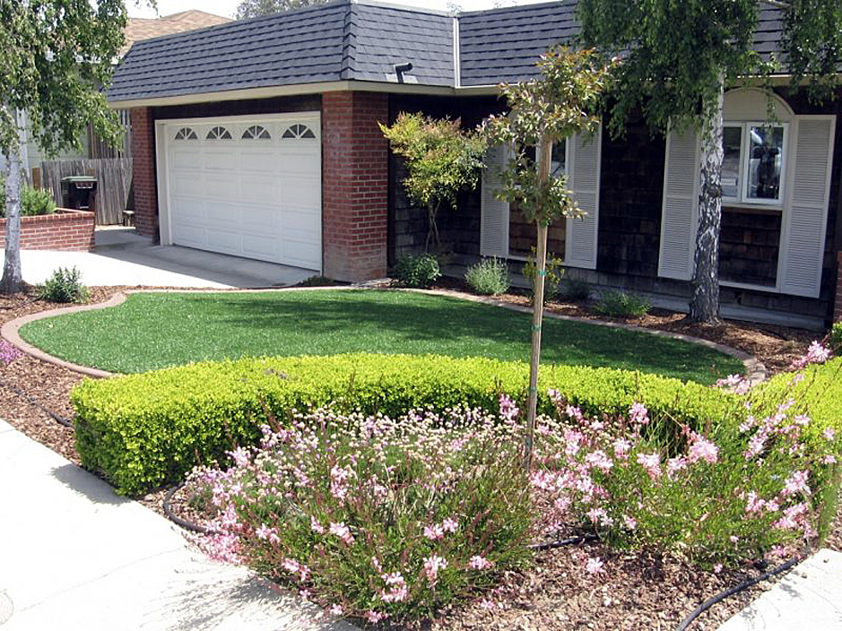 Synthetic Turf White Georgia Landscape, Front Yard Landscaping Designs Free